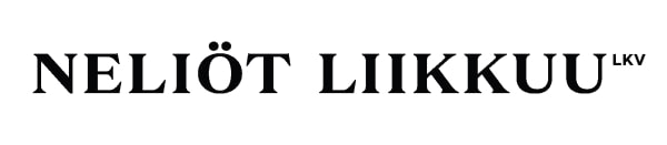 Neliöt liikkuu asunnonvälitys yrityksen musta logo